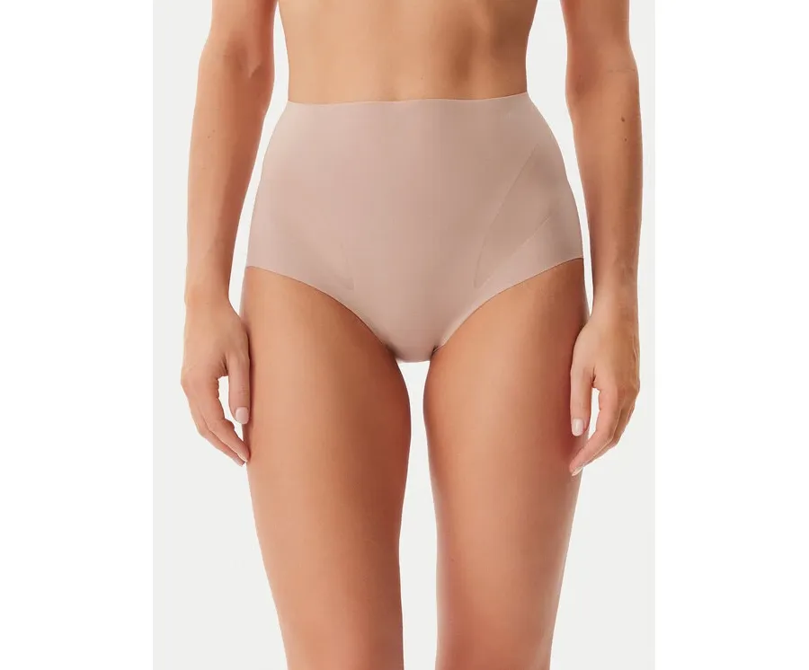 obrazek 1 Calvin Klein Underwear Bielizna modelująca dolna Stay Put Mesh LV00QF8166 Beżowy