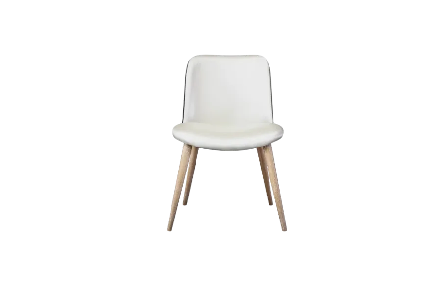 picture 3 Upholstered chair with wooden legs - Gansk