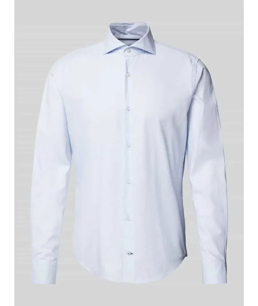 obrazek 1 Koszula biznesowa o kroju slim fit z kołnierzykiem typu kent