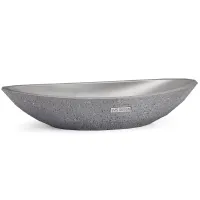 Picture Exclusive washbasin 60 cm DIAMOND SANDBLASTED – medium gray, without decor, without varnish