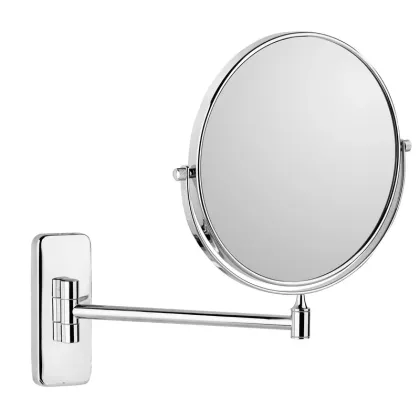 Zdjęcie Wyjątkowe mocowane do ściany lusterko powiększające 3× do łazienki - Stilhaus