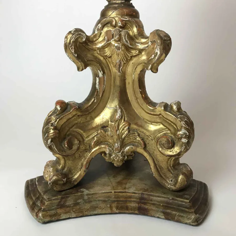 obrazek 2 Para Złotych Lamp z Kryształowymi Kandelabrami