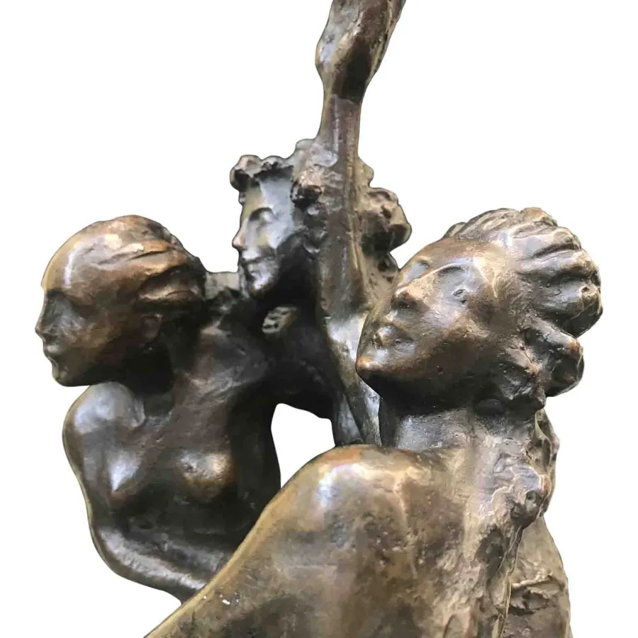 obrazek 6 Giuseppe Bianchi Grupa trzech kobiet na filarze 1920r.