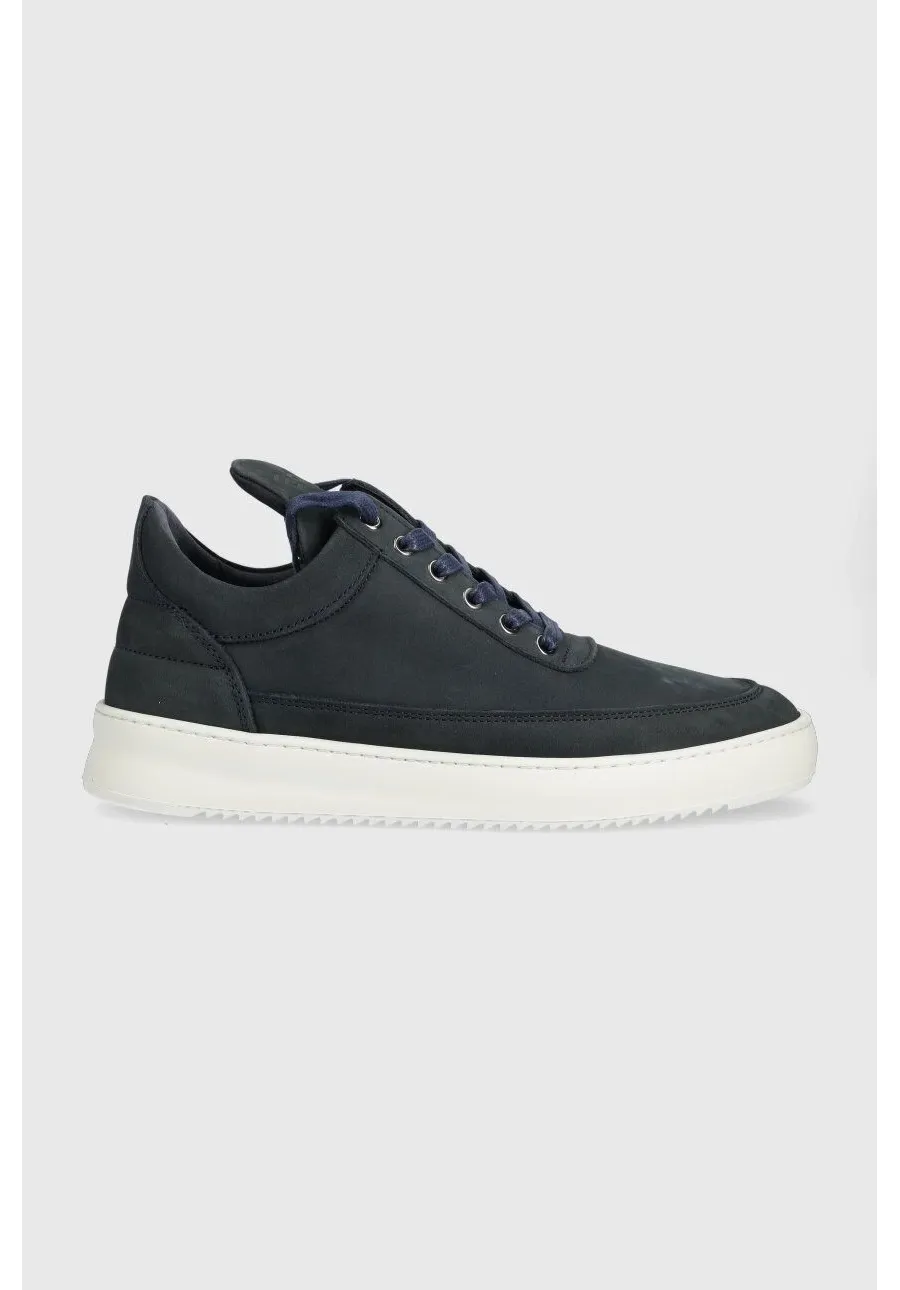 obrazek 1 Filling Pieces sneakersy zamszowe Low Top Ripple Nubuck 25122842001 kolor granatowy