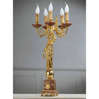 Picture Decorated table lamp from an Italian manufacturer