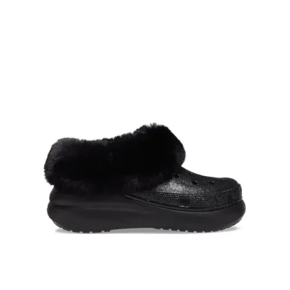 Zdjęcie Crocs Kapcie Crocs Furever Crush Crystal Glitter 208974 Czarny
