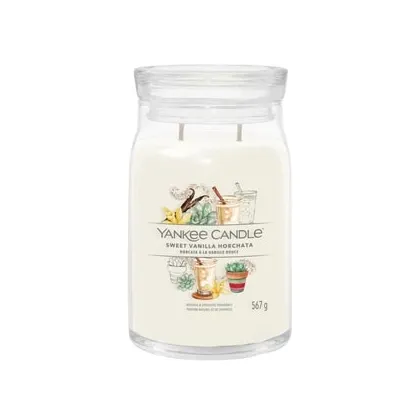 Zdjęcie Yankee Candle Sweet Vanilla Horchata Signature Jar Świeca zapachowa 567 g