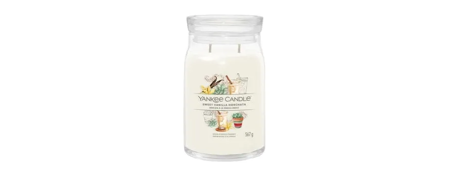 obrazek 1 Yankee Candle Sweet Vanilla Horchata Signature Jar Świeca zapachowa 567 g