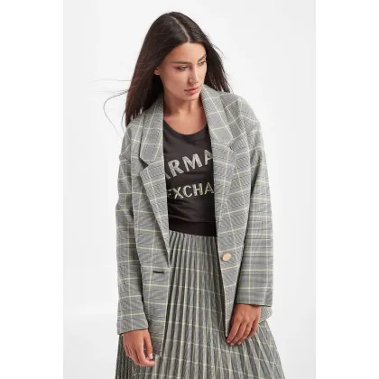 Zdjęcie Marynarka w kratę ARMANI EXCHANGE Armani Exchange