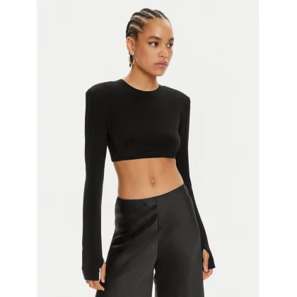 Zdjęcie NORMA KAMALI Bluzka KK1246PLA96001 Czarny Regular Fit