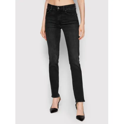 Zdjęcie 7 For All Mankind Jeansy Roxanne JSWXC320LB Czarny Slim Fit