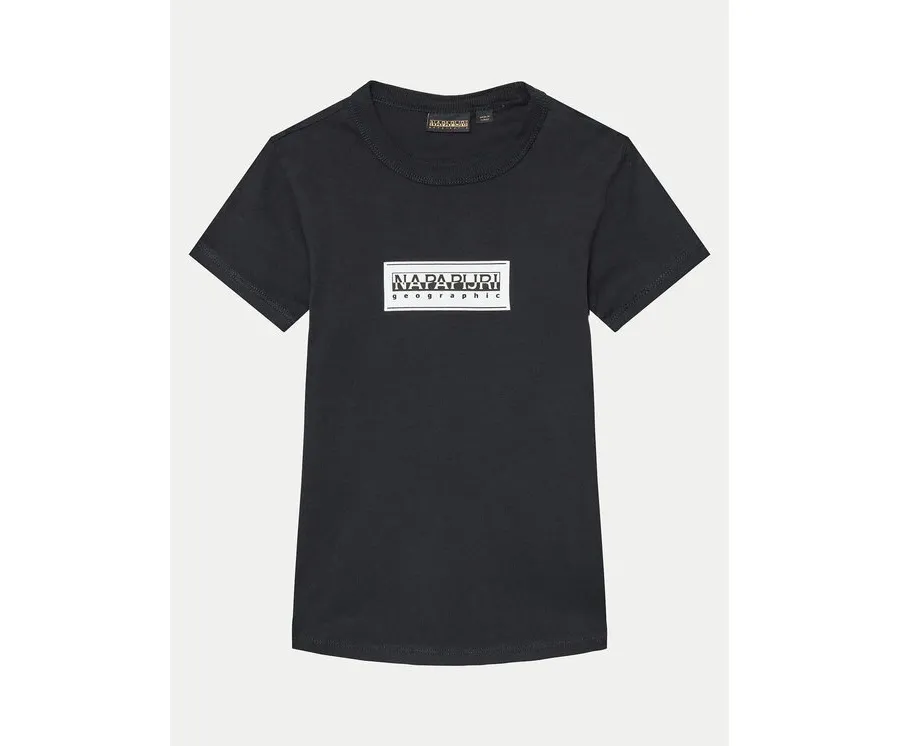 obrazek 1 Napapijri T-Shirt S-Chamois NP0A4HYL D Czarny Regular Fit