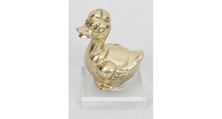 obrazek 1 Figurka kaczki z brązu