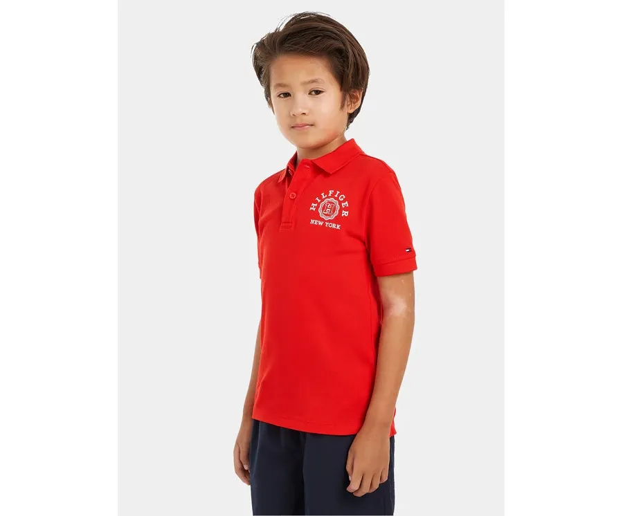 obrazek 1 Tommy Hilfiger Polo Monotype KB0KB08801 Czerwony Regular Fit