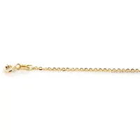 Picture Italian women's chain (40 cm) in yellow gold
