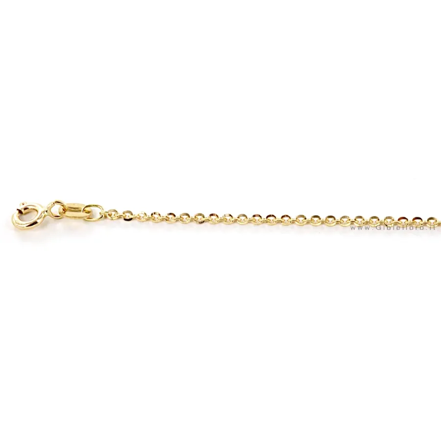 obrazek 1 Włoski łańcuszek damski (40 cm) z żółtego złota