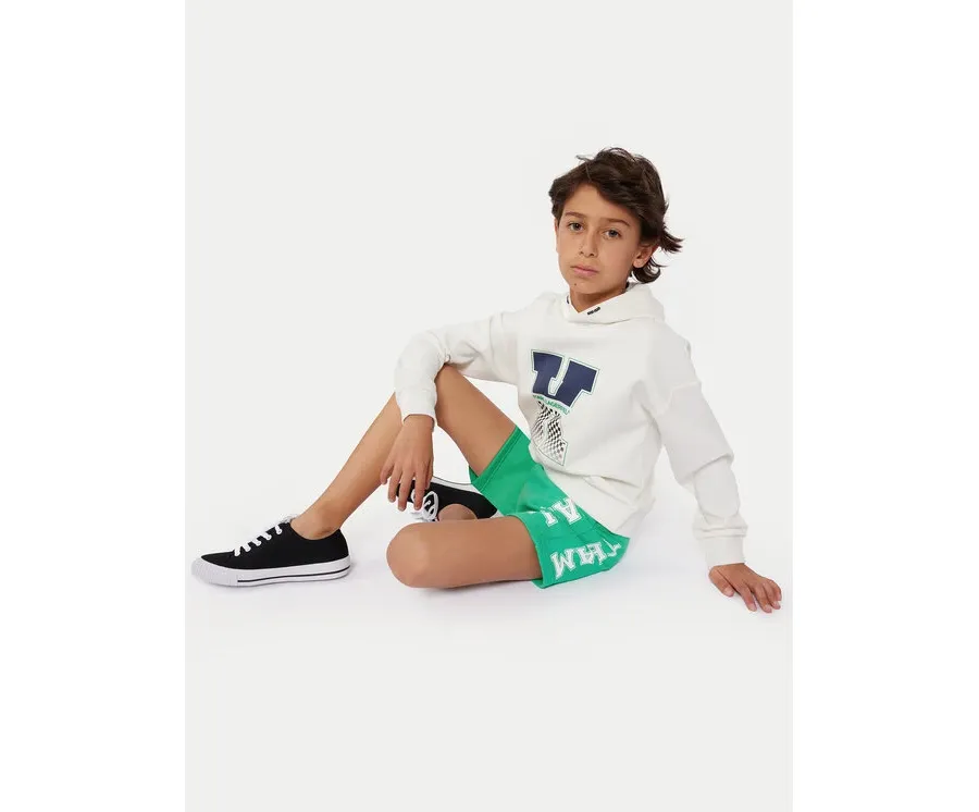 obrazek 1 Karl Lagerfeld Kids Szorty sportowe Z30025 S Zielony Regular Fit