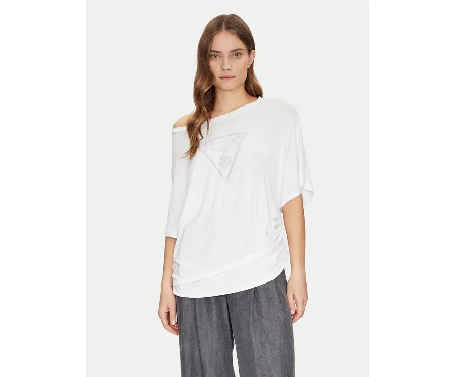 obrazek 1 Guess T-Shirt E4GI00 K68D2 Biały Regular Fit