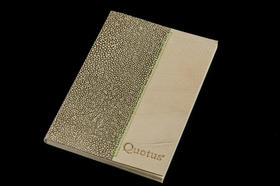 obrazek 1 Zachwycający skórzany notes