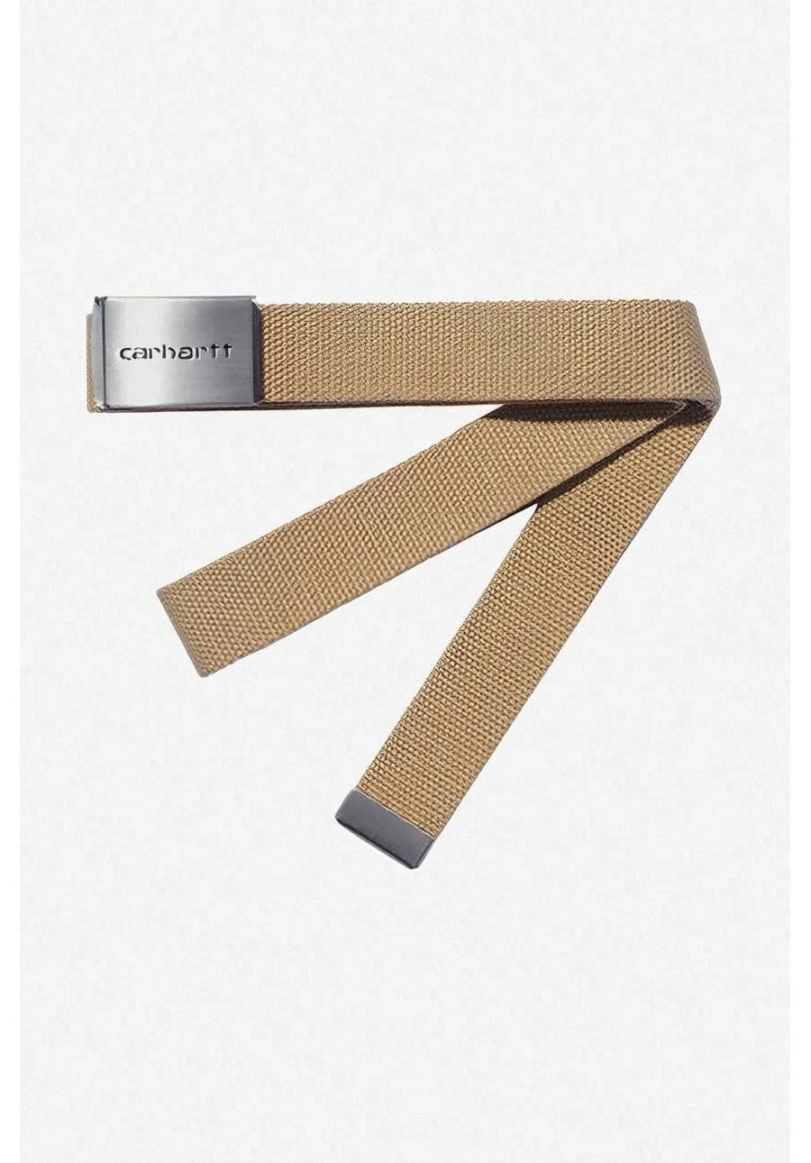 obrazek 1 Carhartt WIP pasek męski kolor brązowy I019176.DUSTY.H.BR
