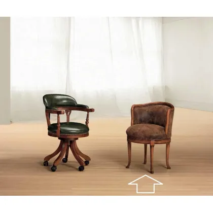 Zdjęcie Antyczny prestiżowy mały fotel do wyszukanego wnętrza - Morello Gianpaolo