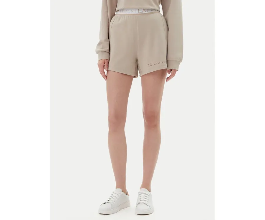 obrazek 1 EA7 Emporio Armani Szorty sportowe 7W000280 AF12501 U6155 Beżowy Regular Fit