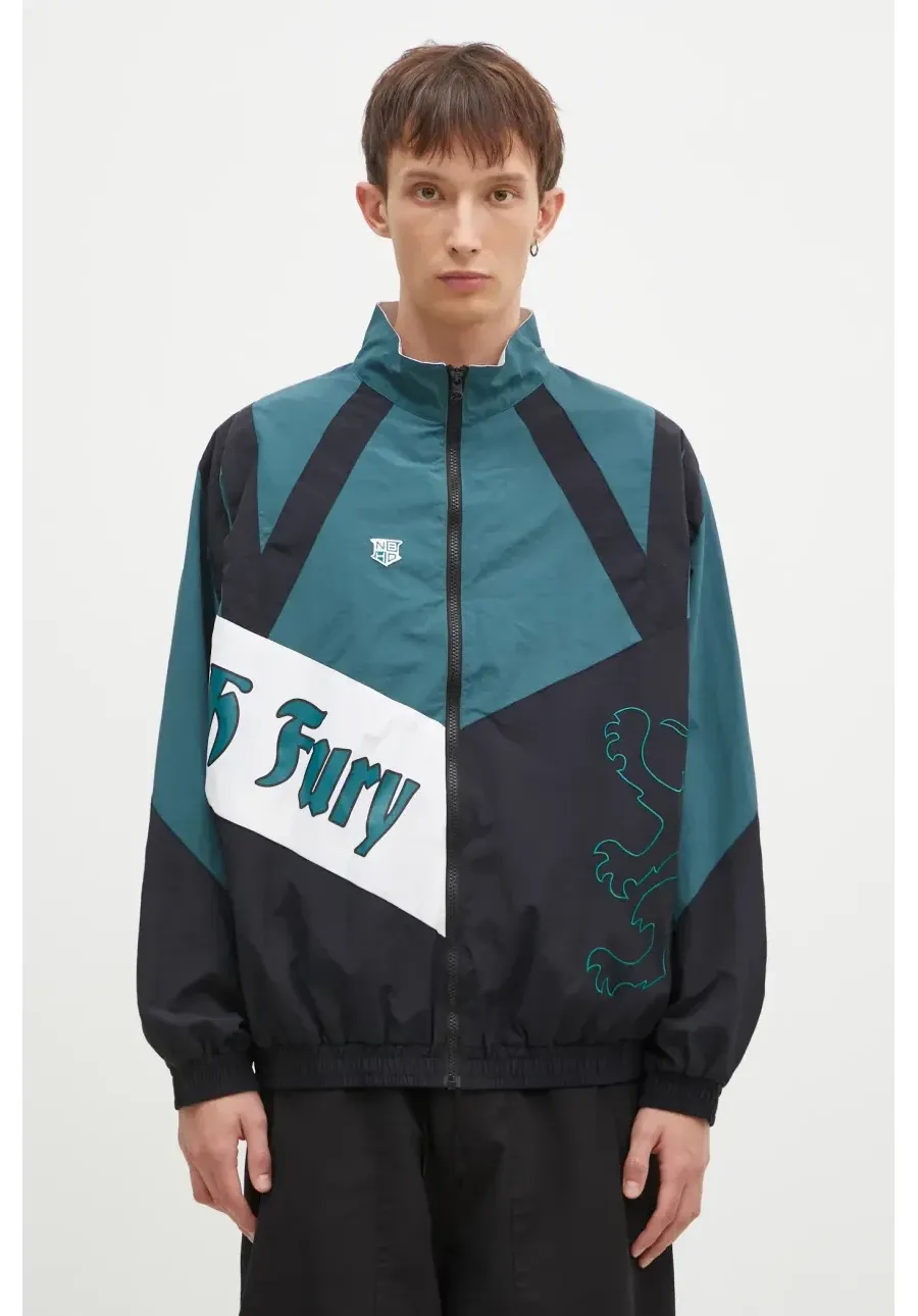 obrazek 1 NEIGHBORHOOD kurtka Track Jacket Mod męska kolor zielony przejściowa 242TSNH.JKM13