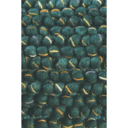 Picture Wonderful green braided carpet - COBBLE 29207