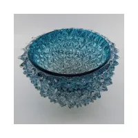 Zdjęcie Ekskluzywny włoski wazon ze szkła murano do stylowych wnętrz