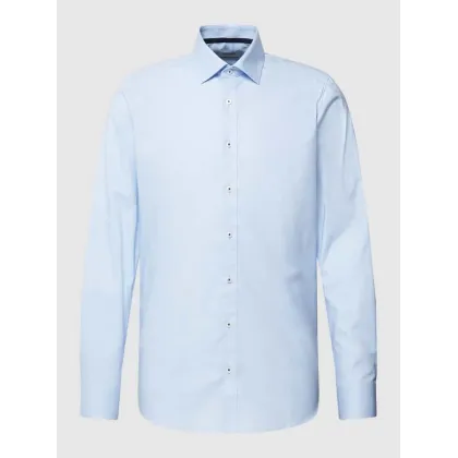 Zdjęcie Koszula biznesowa o kroju slim fit z jednolitą fakturą