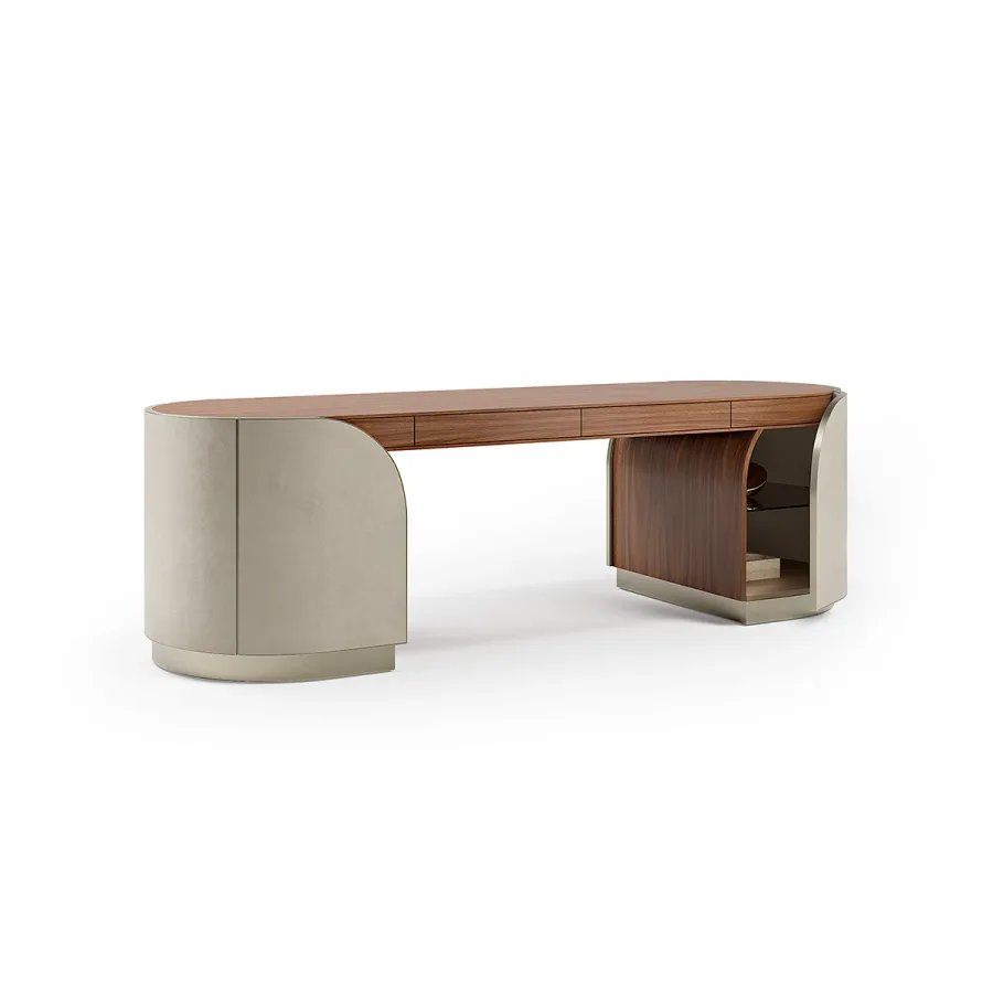 obrazek 5 Eleganckie włoskie biurko w stylu modernistycznym - do gabinetu lub biura