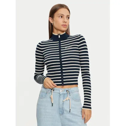 Zdjęcie Tommy Jeans Sweter DW0DW19835 Granatowy Slim Fit