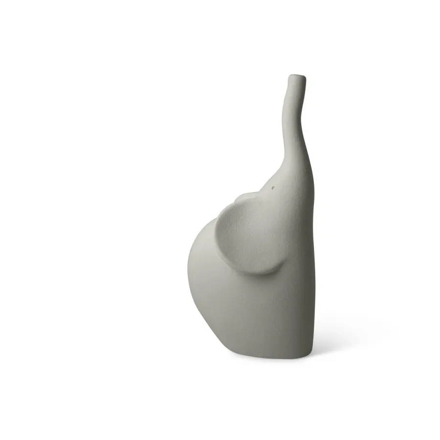obrazek 6 Włoska ceramiczna figurka słonia - 12x9x26 cm