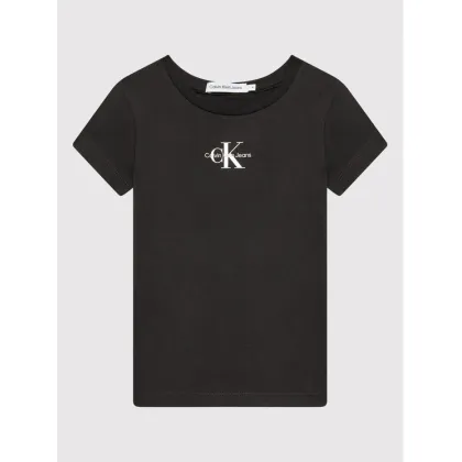 Zdjęcie Calvin Klein Jeans T-Shirt Micro Monogram IG0IG01470 Czarny Slim Fit
