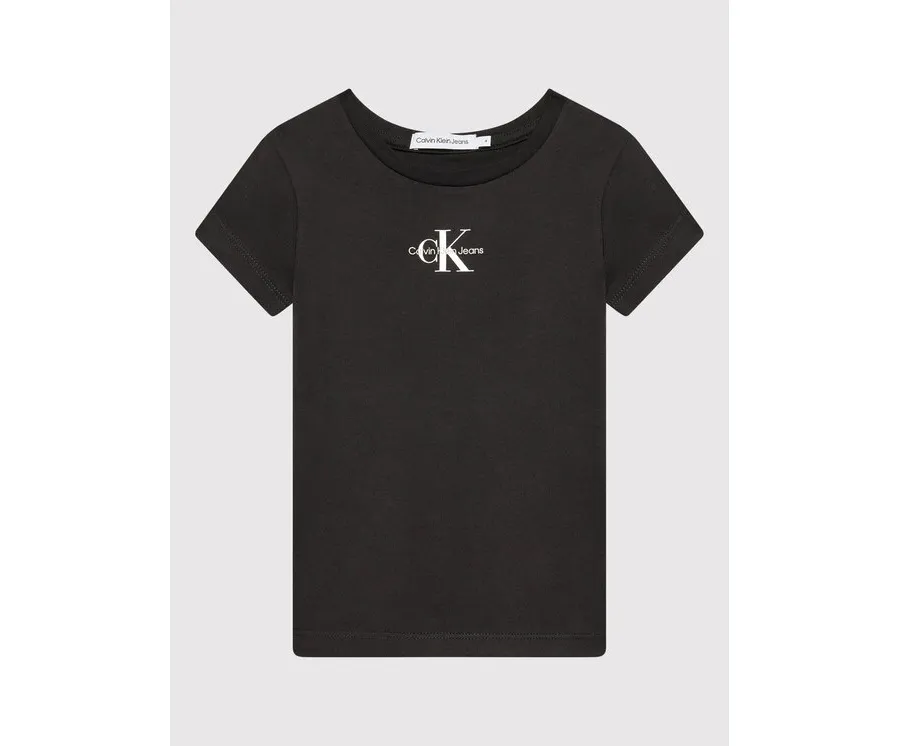obrazek 1 Calvin Klein Jeans T-Shirt Micro Monogram IG0IG01470 Czarny Slim Fit