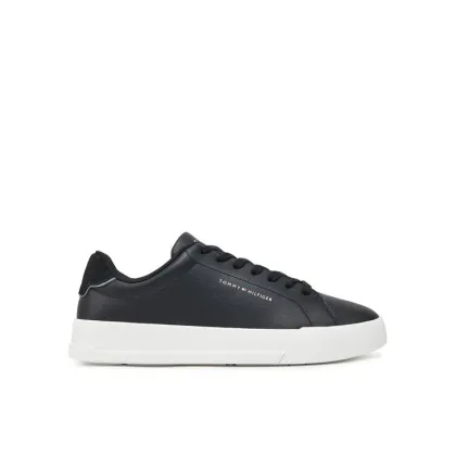 Zdjęcie Tommy Hilfiger Sneakersy Th Court Lth Detail Ess FM0FM05367 Czarny