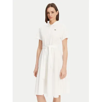 Zdjęcie Lacoste Sukienka koszulowa EF9621 Biały Regular Fit
