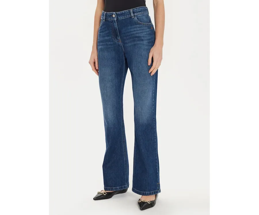 obrazek 1 TWINSET Jeansy 242AT2273 Niebieski Flare Fit