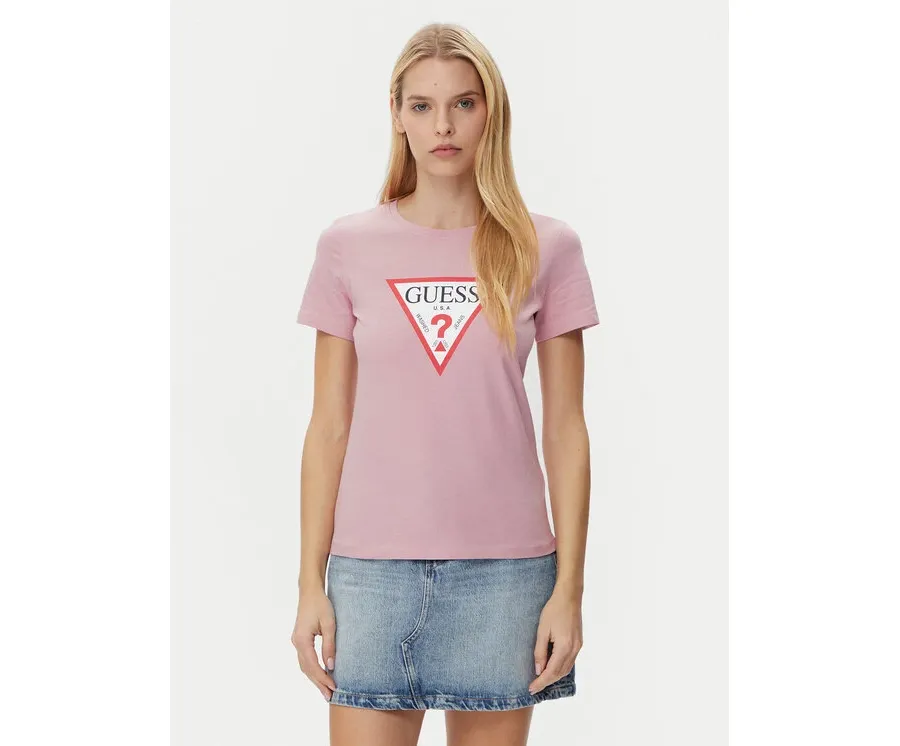 obrazek 1 Guess T-Shirt W1YI1B I3Z14 Fioletowy Regular Fit