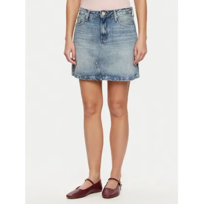 Zdjęcie Tommy Hilfiger Spódnica jeansowa WW0WW44334 Niebieski Regular Fit