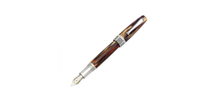 obrazek 2 Turtle Brown Pióro Wieczne Celluloid Montegrappa EXTRA 1930