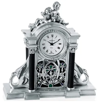 Picture Decorative clock with swans