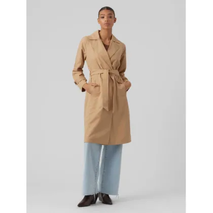 Zdjęcie Vero Moda Trencz Lou 10257581 Beżowy Regular Fit