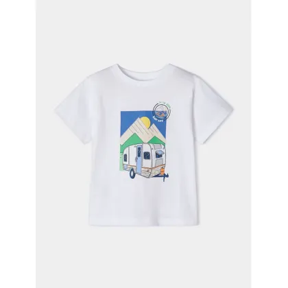 Zdjęcie Mayoral T-Shirt 3004 Biały Regular Fit