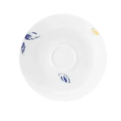 Zdjęcie Prestiżowy biały 13,5-centymetrowy porcelanowy spodek - Tettau