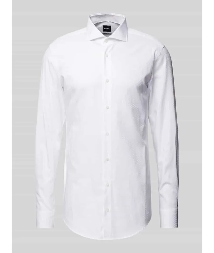 obrazek 1 Koszula biznesowa o kroju slim fit z bardzo długim rękawem model ‘Hant’