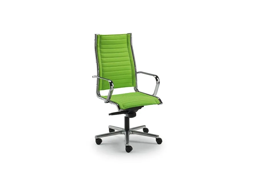 picture 4 Leather office armchair in juicy colors