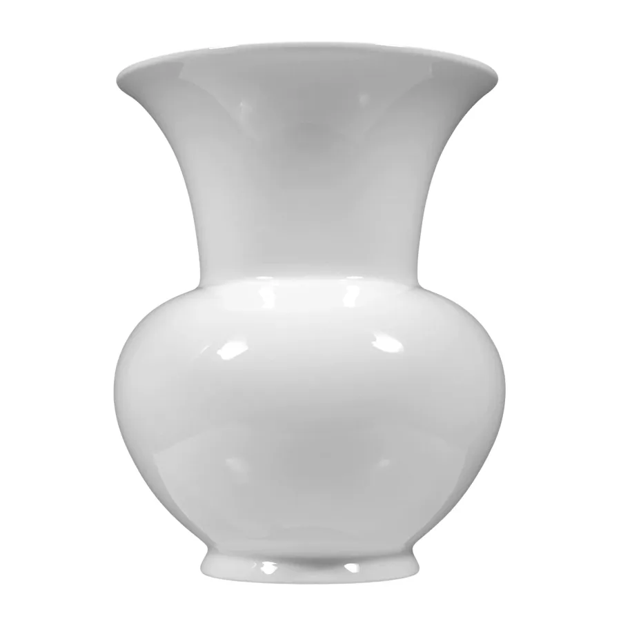 obrazek 2 Stylowy duży 23-centymetrowy wazon z porcelany o kulistym kształcie - Tettau