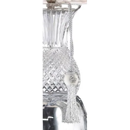 Zdjęcie Stylowy srebrny chwost – frędzel dekoracyjny - Il Paralume Marina