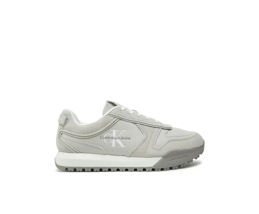 obrazek 1 Calvin Klein Jeans Sneakersy Toothy Runner Irregular Lines YM0YM00624 Szary